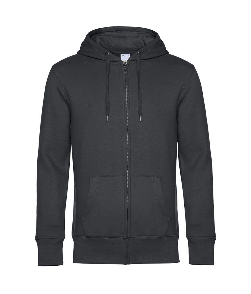 KING Zipped Hood (B&C) — Przód