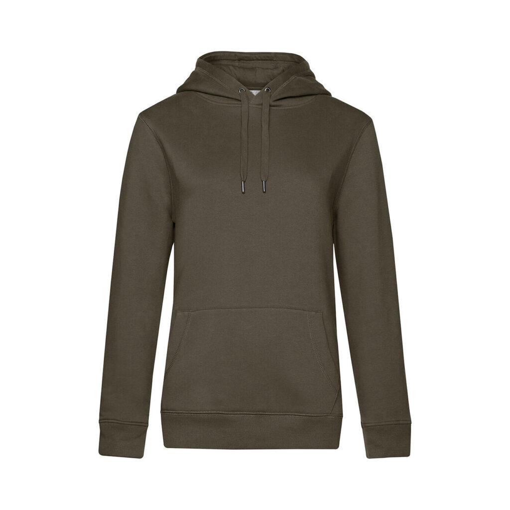 Damska bluza z kapturem QUEEN (B&C) — Przód