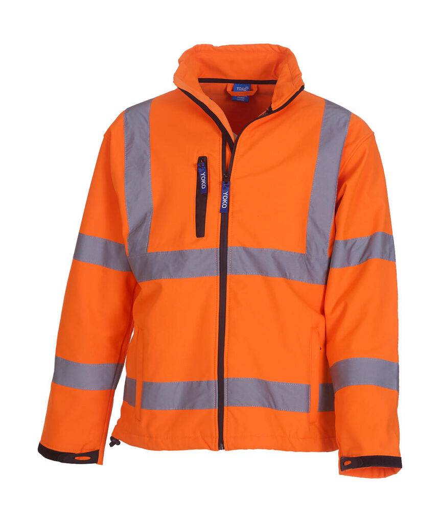 Softshell Fluo (Yoko) — Fluo Orange, Przód