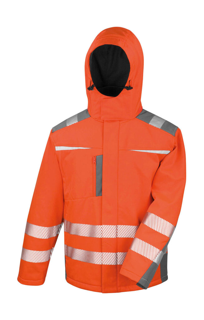 Softshell Dynamic (Result Safe-Guard) — Fluo Orange, Przód