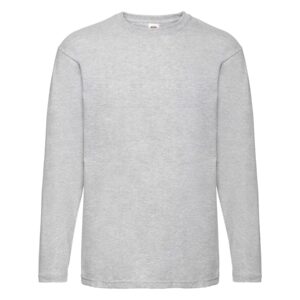 Koszulka męska Valueweight z długim rękawem | Fruit of the Loom