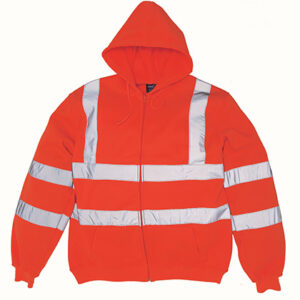 Bluza rozpinana Hi-Vis z kapturem (YOKO)
